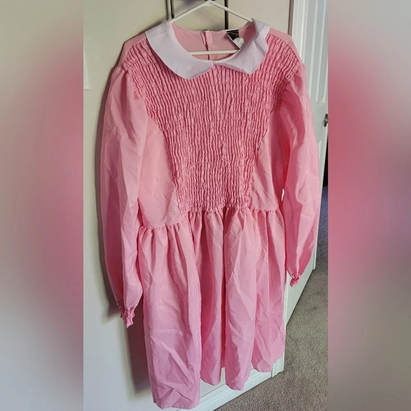 Stranger Things Eleven Pink  Dress Halloween Costume Cosplay - Picture 7 of 8